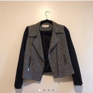 Daniel Rainn Herringbone Moto Style Jacket